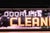 1940s Vintage "Odorless Dry Cleaning" Lighted Storefront Sign For Sale - Image 5 of 9