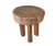 Wood African Vintage Carved Wood Milk Stool Hehe Gogo People Tanzania 11.5" H For Sale - Image 7 of 8