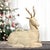 Late 20th Century Vintage Mottahedeh Majestic Stag or Reindeer Tureen Holiday Table Decoration or Serving Tureen With Gold Antlers For Sale - Image 5 of 5