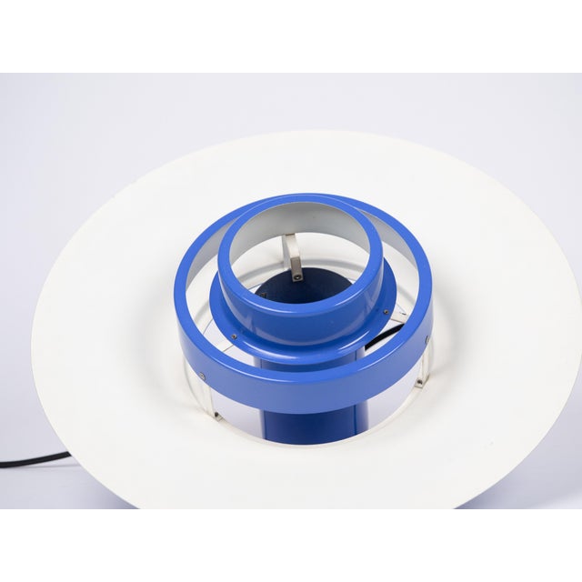 Metal Vintage Danish Falcon Lamp by Andreas Hansen for Fog and Morup, 1969 For Sale - Image 7 of 12