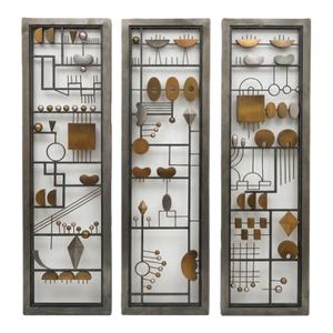 Mid Century Italian 3 Panel Screen