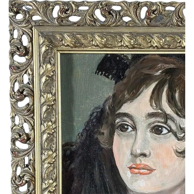 Late 20th Century Original Stephen LeBailly Oil Study – "Memory of Goya" in Gilded Frame For Sale - Image 5 of 12