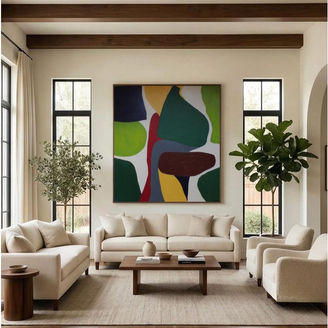 Bodasca, Abstract Composition, 2026, Acrylic on Canvas For Sale - Image 14 of 15