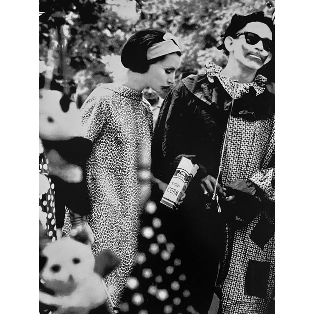 This amazing one-off print was part of Derujinsky's process in finding lost images he'd neglected to save negatives of....