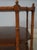 Henredon Attributed Bamboo Form 3 Tier Walnut Lamp Table For Sale In Philadelphia - Image 6 of 13