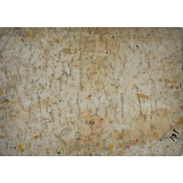 Mid Century Bay Area Abstract Expressionist -- Oak Woodlands of Golden Gate Park by Honora Berg For Sale - Image 4 of 4