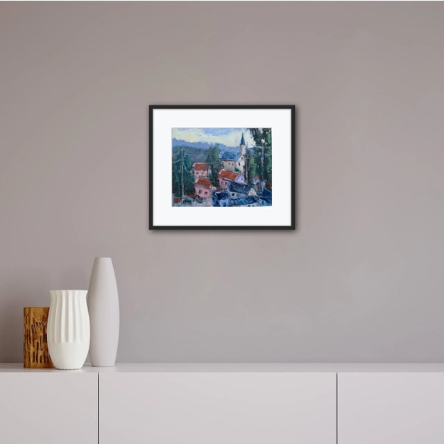 2020s Quiet Places & Journeys — Virginia City Nevada (Original Oil Landscape) For Sale - Image 5 of 7