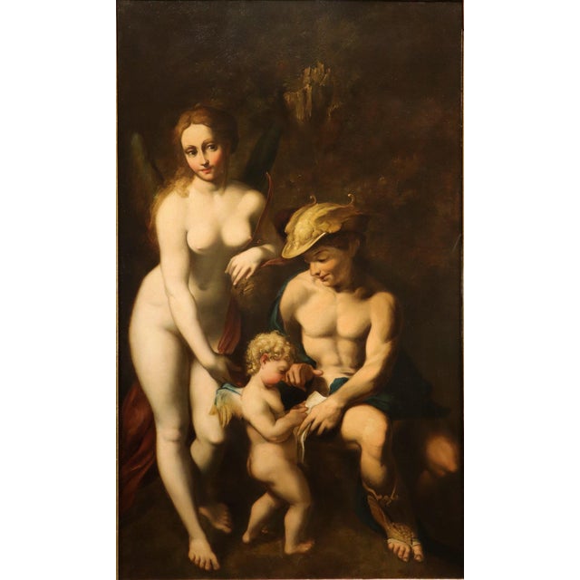 The Education of Cupid (Venus, Mercury, and Cupid) by Antonio Allegri, known as Correggio (Correggio, 1489 – Correggio,...