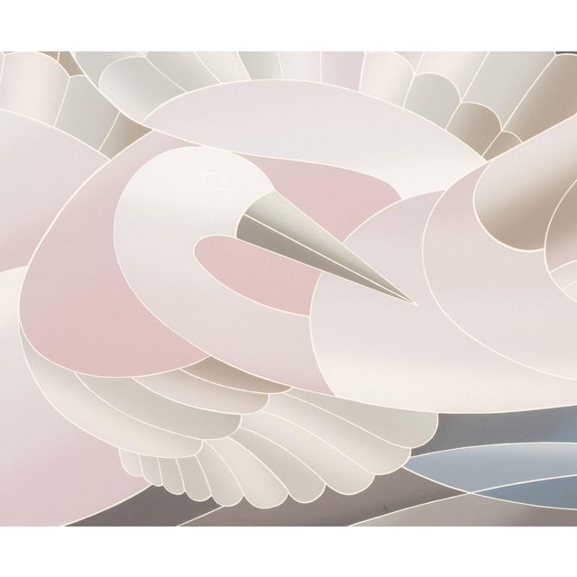 1980s John Martineaux "Flight of the Ibis" Screenprint For Sale - Image 5 of 10