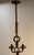 Mid-Century French Wrought Iron and Rope Chandelier, 1970s For Sale - Image 4 of 13