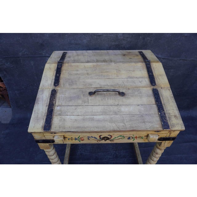 1920s 1920s Original Monterey Straw Ivory Desk (Early Brand) For Sale - Image 5 of 15