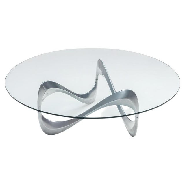Snake Coffee Table attributed to Knut Hesterberg for Ronald Schmitt, Germany, 1965 For Sale - Image 14 of 14