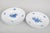 Royal Copenhagen Blue Flower Angular, set of four dinner plates. Set of four dinner plates in hand-painted porcelain from...