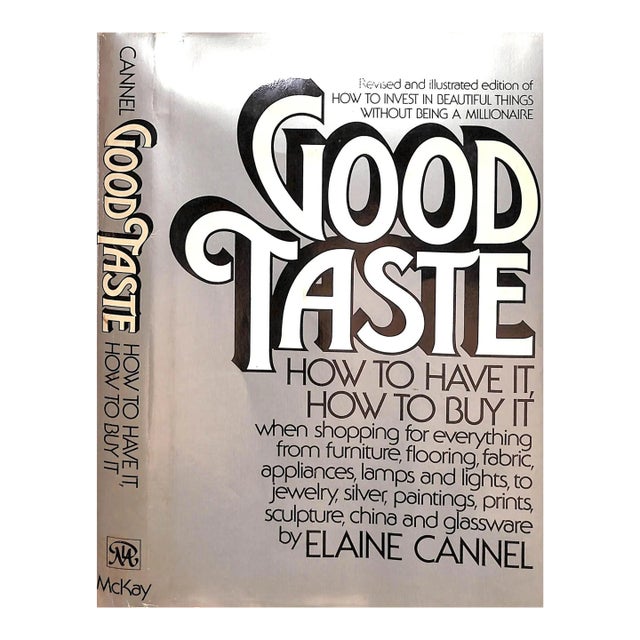 "Good Taste: How to Have It, How to Buy It" 1978 Cannel, Elaine For Sale