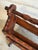Brown Dark Wood Magazine Holder Mid-Century Modern Vintage For Sale - Image 8 of 9