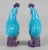 Chinese Export Porcelain Turquoise and Purple Roosters, a Pair For Sale - Image 4 of 8
