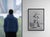 Erwin wurm forum kunst rottweil – 1984 original vintage exhibition poster by erwin wurm – contemporary art – 84.1x59.4 cm...