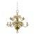 Virginia Metalcrafters Colonial Williamsburg Brass Chandelier For Sale