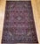 Vintage Kashan Rug, Hand-Knotted Wool & Cotton, Floral Pattern, Red & Navy, 4x6 For Sale - Image 10 of 18