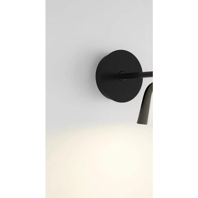 Black Lighto A Black Matte Chrome Cup Wall Lamp by Jaime Hayon for Parachilna For Sale - Image 8 of 12