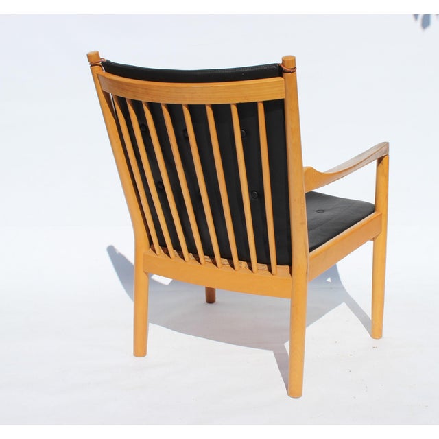 1970s Beech Model 1788 Armchair by Hans J. Wegner for Fritz Hansen, 1970s For Sale - Image 5 of 9