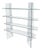 Italian Molded Glass Adjustable Free-Standing Shelf For Sale