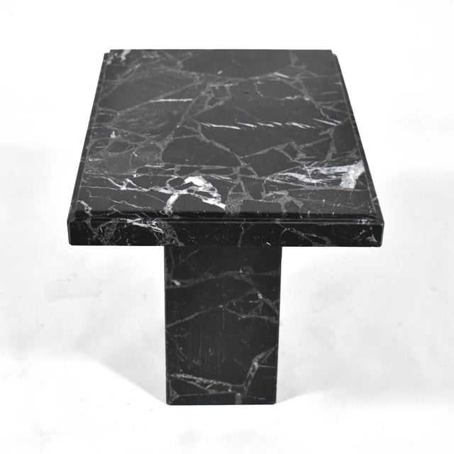 Stone 1980s Marble Side Table Attributed to Ello For Sale - Image 7 of 11