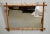 Large Cherry & Bamboo Rectangular Mirror, 1920s For Sale - Image 11 of 11