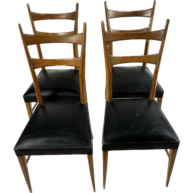 Mid-Century Italian Chairs, 1950s, Set of 4 For Sale - Image 11 of 11