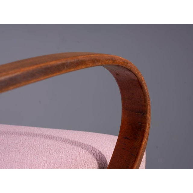 Brown Bentwood Chairs by Jaroslav Šmídek, 1950s, Set of 2 For Sale - Image 8 of 9