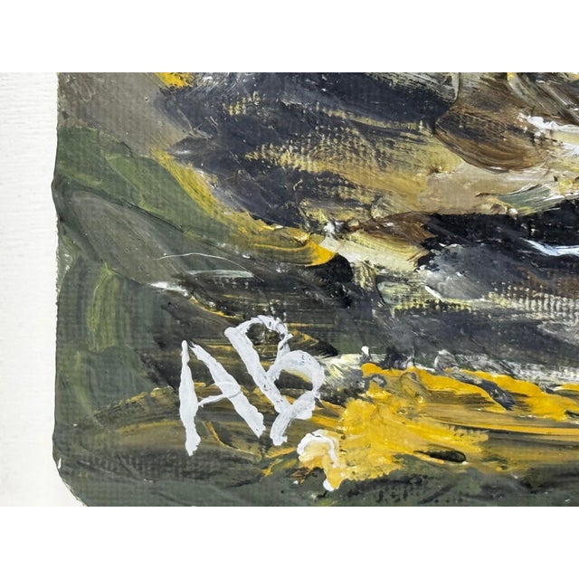 Impressionist Dated 2022 Carneddau Snowdonia British Landscape Painting in the Manner of Kyffin Williams For Sale - Image 3 of 18