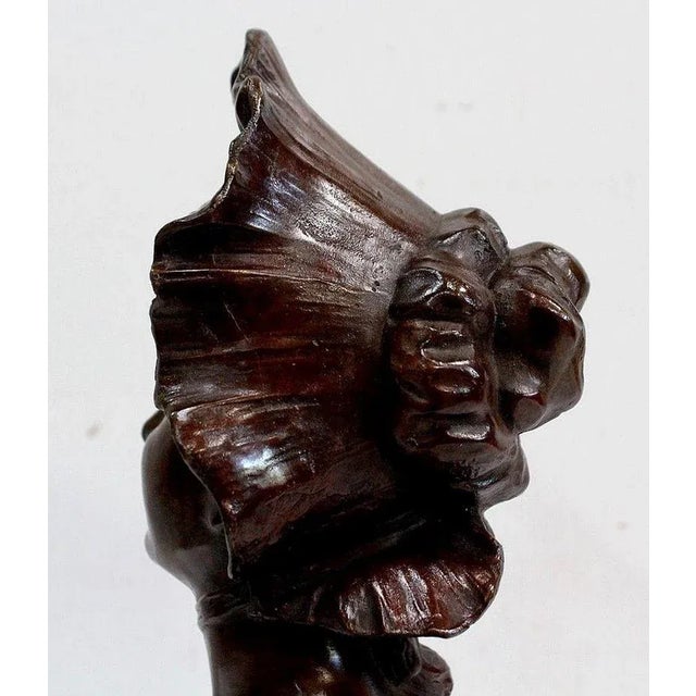 Bronze Woman with Hat by Meslais, Early 20th Century For Sale - Image 18 of 18