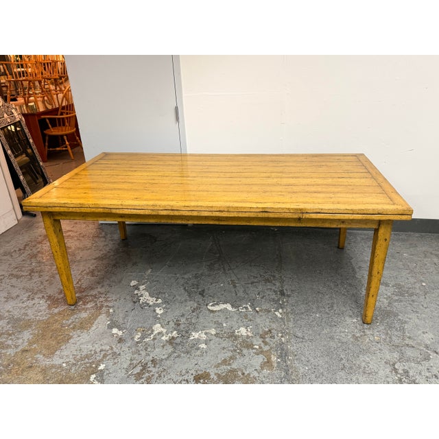 Alder & Company Benchmark Furniture Refectory Extension Dining Table For Sale In San Francisco - Image 6 of 12