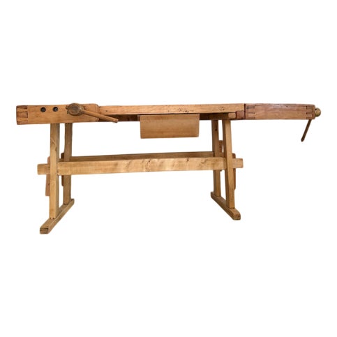 Functional Workbench or Kitchen Table | Chairish