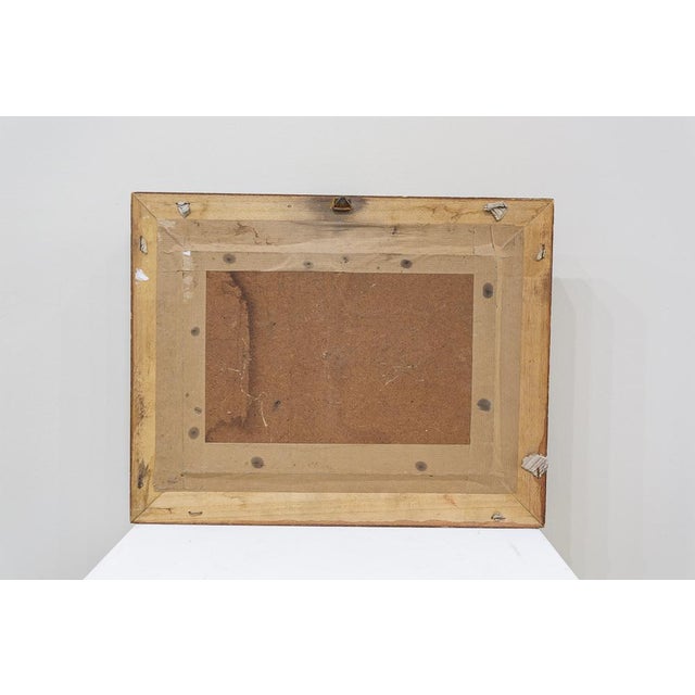 19th Century Chinese Lacquered Panel in Frame For Sale - Image 4 of 6