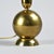 Gold Gilt Brass Table Lamps from Creation Mathias, France, 1970, Set of 2 For Sale - Image 8 of 9