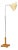 1930s Swedish Modern, Floor Lamp, Light Wood, Metal For Sale
