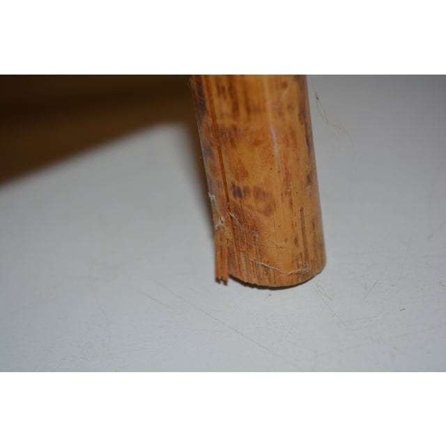 Vintage Bamboo Hexagonal Plant Stand / Table For Sale - Image 12 of 12