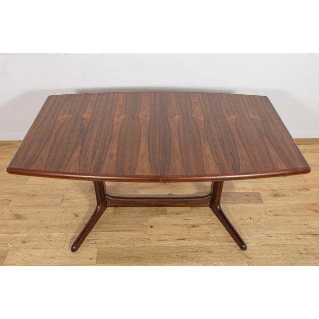 Mid-Century Modern Rosewood Extending Dining Table, Denmark, 1960s For Sale - Image 6 of 18