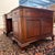 Red English Partner Desk with Green Leather For Sale - Image 8 of 18