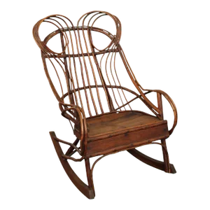 Antique Bentwood Children Rocking Chair
