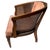 Vintage Dusty Rose Upholstered Cane Back Barrel Accent Chair For Sale In Atlanta - Image 6 of 11