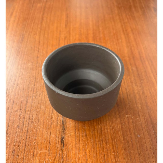 Mid-Century Modern German Studio Pottery Minimalist Vase from BKW Böttger Keramik Wandsbek, Hamburg, 1960s For Sale - Image 6 of 9