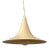 Mid-Century White Space Age Witch Hat Pendant Lamp For Sale