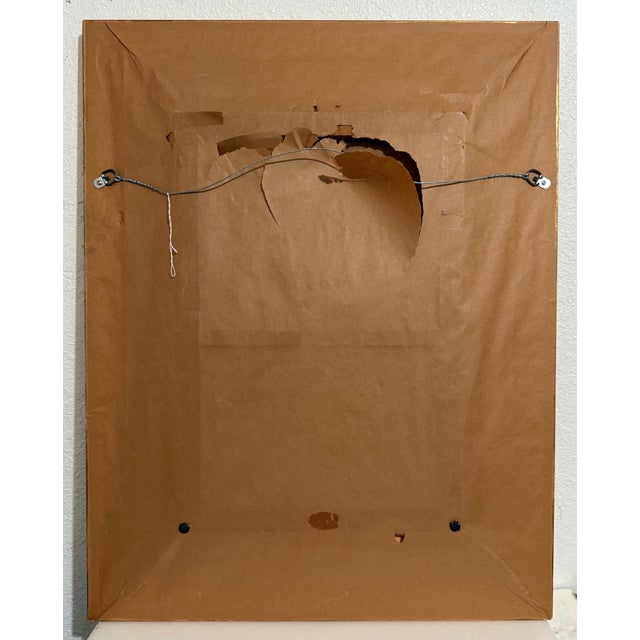 Expressionism Itamar Siani, Rare Jewish Yemenite Woman Oil Painting Israeli Girl Judaica Itamar Siani, 1979 For Sale - Image 3 of 11