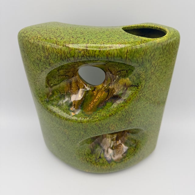 Vase 911 in Ceramic by Roberto Rigon for Bertoncello Ceramiche d´Arte, 1970s For Sale - Image 4 of 14
