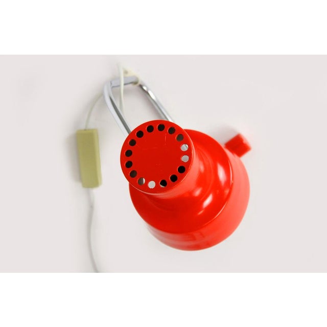 Red Table Lamp attributed to Josef Hurka for Napako, 1960s For Sale - Image 15 of 18