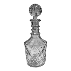 Antique Georgian Style Cut Lead Crystal Decanter