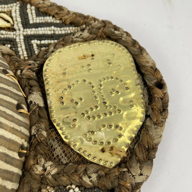 Early 20th Century Kuba Ngaady aMwaash Mask Plaque MATTER COLLECTION For Sale - Image 4 of 8