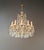 1940s Antique French Italian Crystal Chandeliers Brass Rococo Style Restored - a Pair For Sale - Image 5 of 11